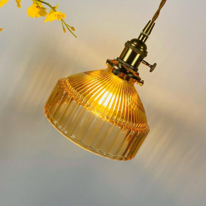 Nordycka Lampa Wisząca z Kryształowego Szkła