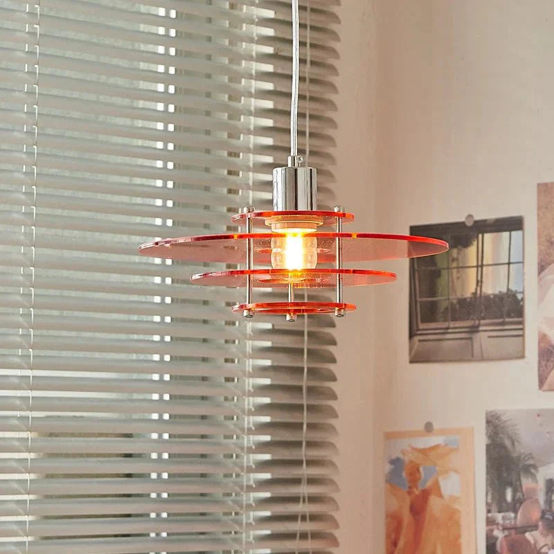 Nowoczesna lampa wisząca w kształcie UFO vintage