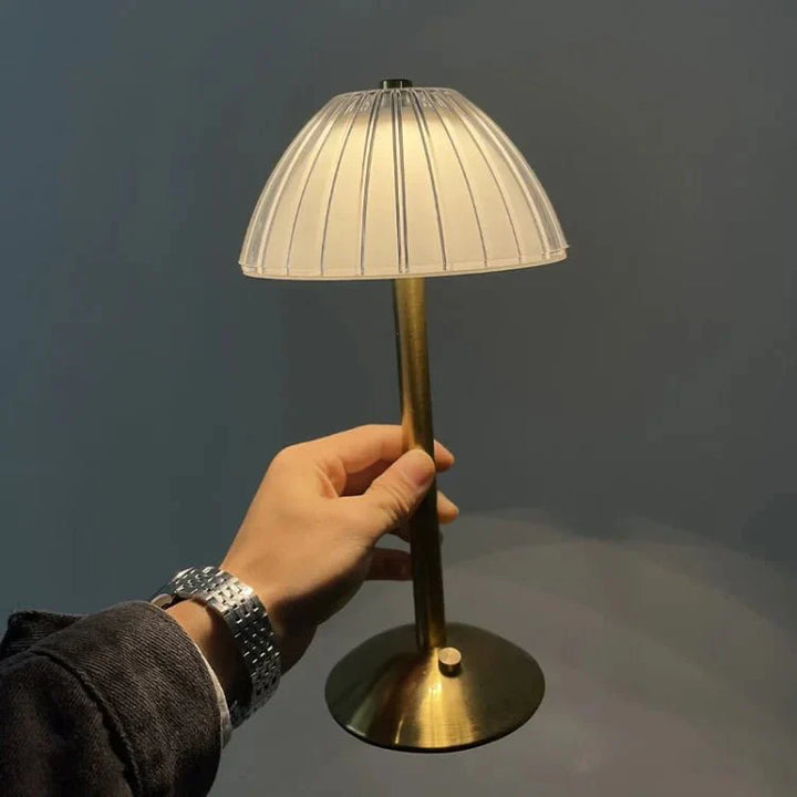 Krystaliczna Bezprzewodowa Lampa Stołowa