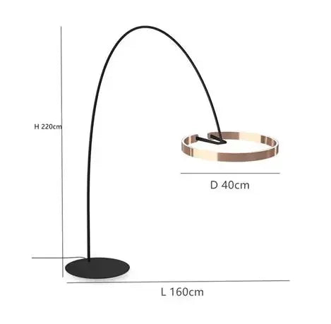 Skandynawska lampa stojąca LED