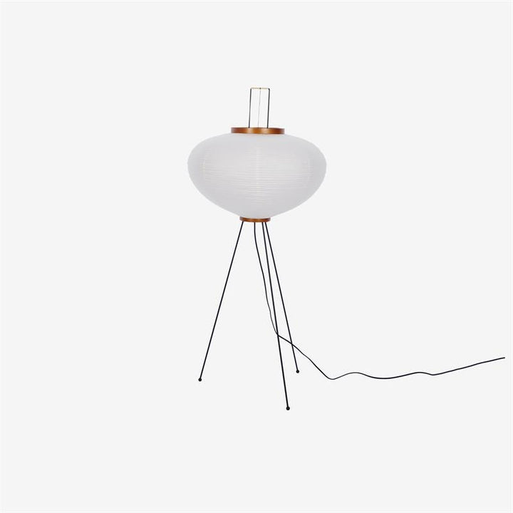 Lampa podłogowa z papieru ryżowego