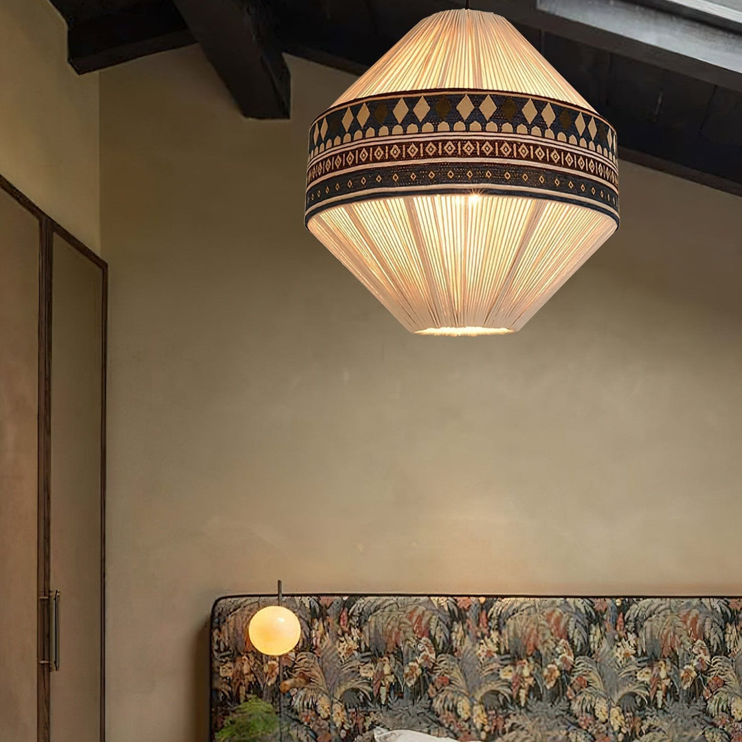 Bohemian Lampa Wisząca z Frędzlami