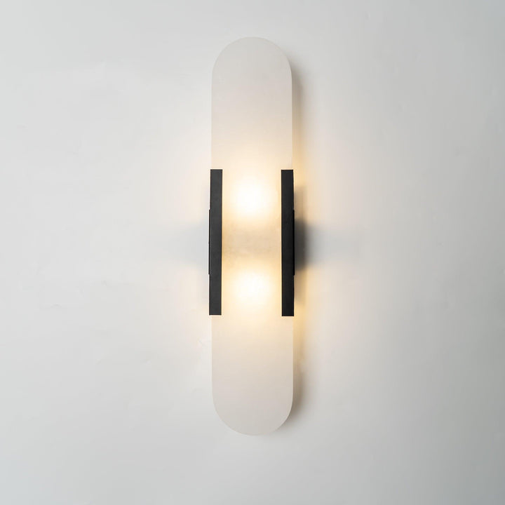 Lampa ścienna Melange Wydłużona Alabaster