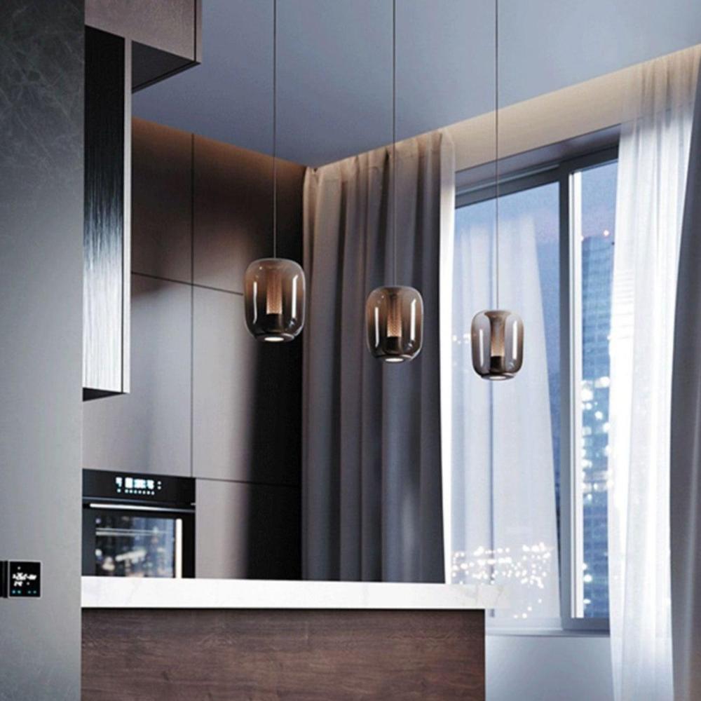 Szklane Lampy Wiszące Savannah