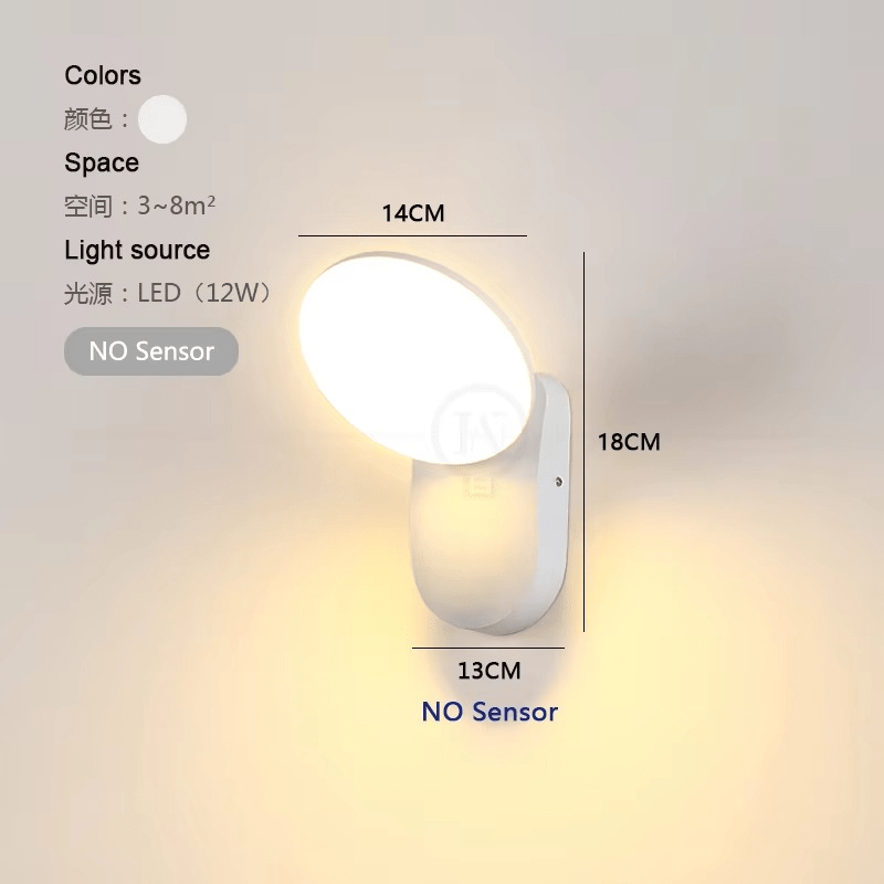 Lampa ścienna LED z czujnikiem ruchu