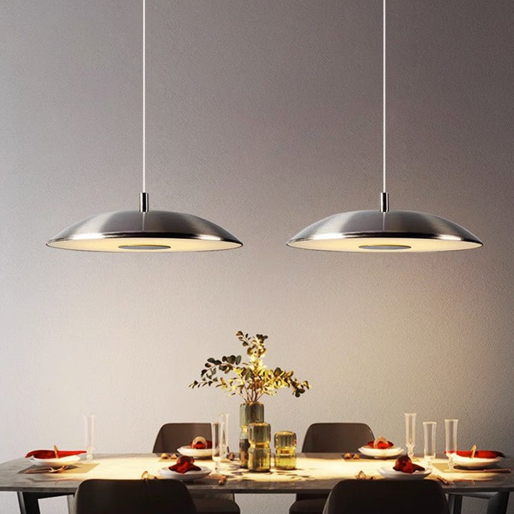 Żelazne niklowe lampy LED wiszące