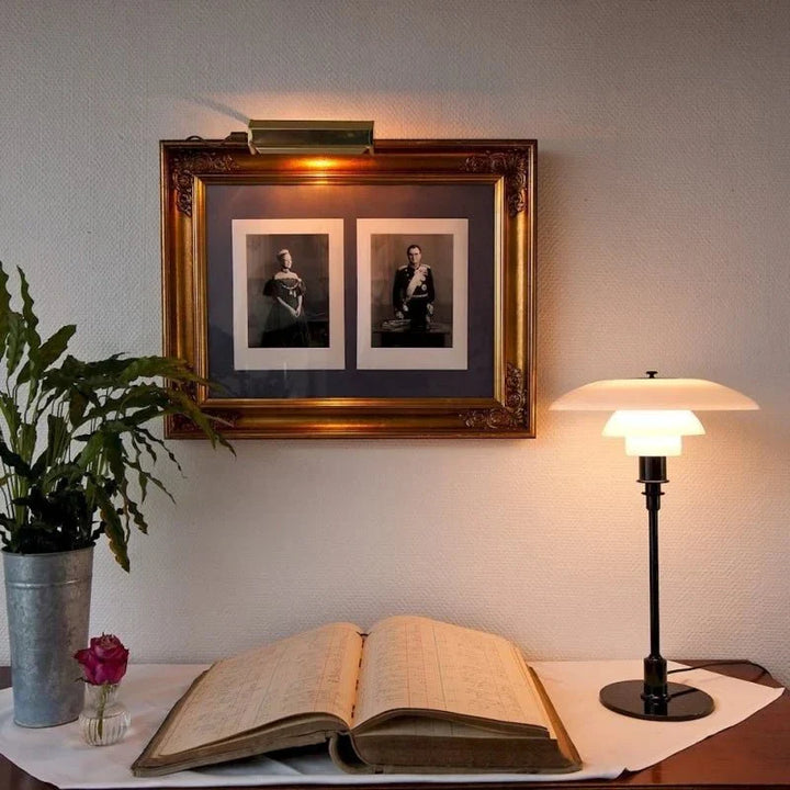 Lampa Stołowa Disc Wielowarstwowa Metalowa