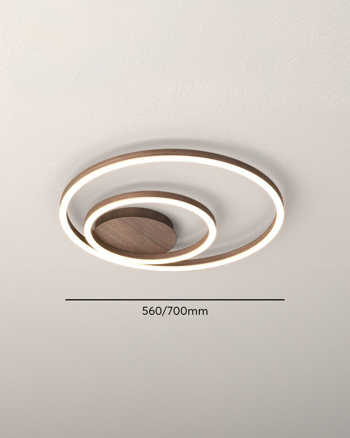 Elegancka Lampa Sufitowa w Kształcie Pierścienia
